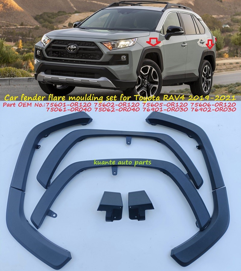product-800-900 fender flare moulding for Toyota RAV4 2019