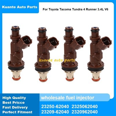 Heildsölu eldsneytissprautur 23250-62040 23209-62040 fyrir Toyota Tacoma Tundra 4 Runner 3.4l V6