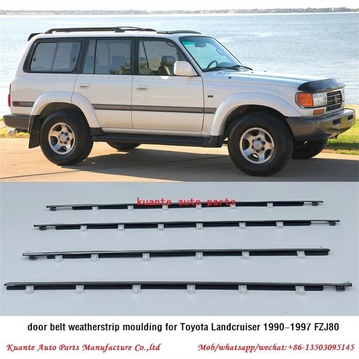 Bílgluggareimar veðurlist fyrir Toyota Landcruiser 1990-1997 FZJ80
