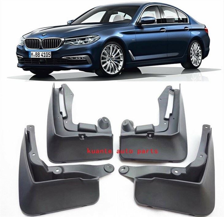 Ósvikinn OEM skvettuhlífar Aurhlífar Aurflikar Fyrir 2017-2021 BMW 5 Series G30 G38 Sedan
