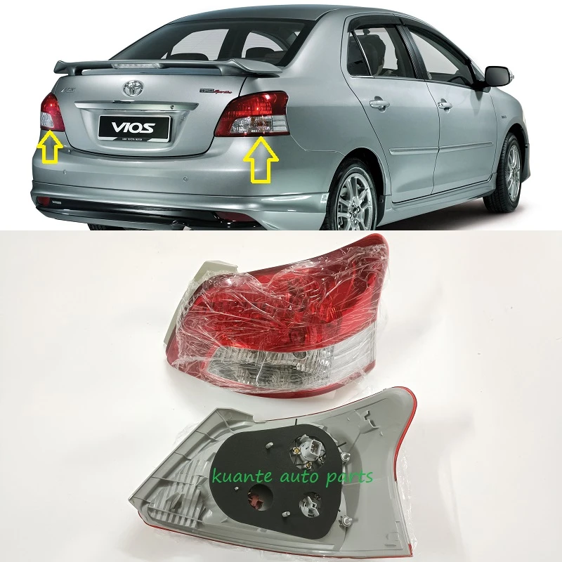Bíll aftan ljós fyrir Toyota vios 2008 81560-0 d 220 81550-0 d 220 212-19 q4