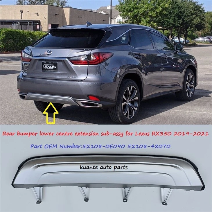rear bumper centre extension sub assy for Lexus RX350 2019